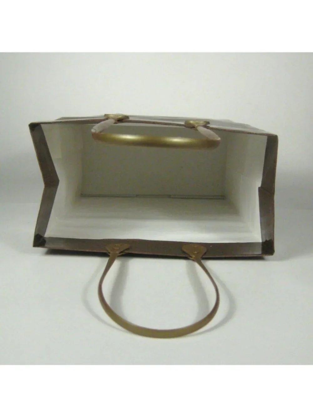 Gucci Shopping Paper Bag ONLY Publistyle Italy Plastic Handles 10 x 8 In EMPTY